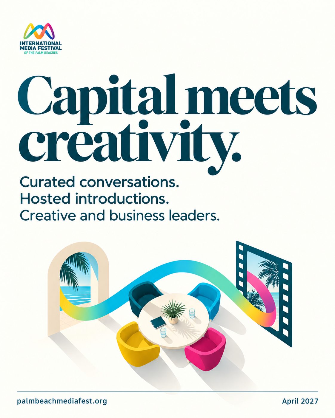 Capital meets creativity: curated conversations, hosted introductions, creative and business leaders.